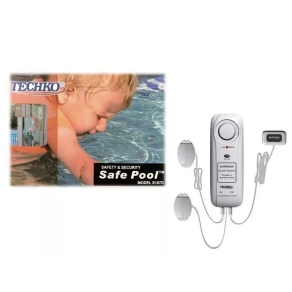 Techko S187D Safe Pool Alarm, Light-Grey NIB - Picture 5 of 6